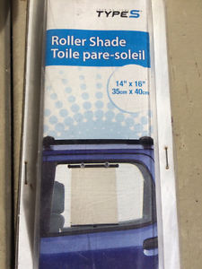 Car window roller shades / blinds