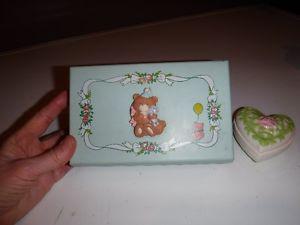 Children's Jewelry box and porcelain heart