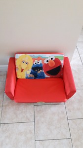 Children's Sesame Street fold out couch
