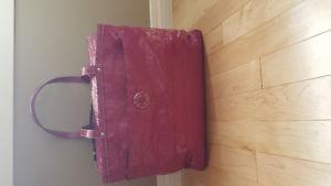 Coach Pink Leather Diaper Bag