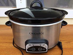 Crockpot 4qt oval programmable slow cooker