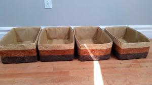 Decorative storage baskets