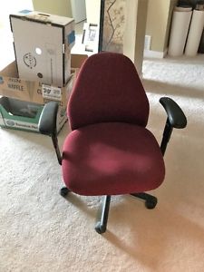 Desk & 2 x office chairs