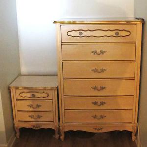 Dresser and Matching End Table