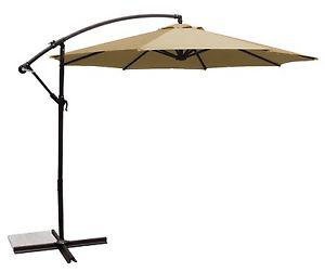 Extra large patio umbrella and stand