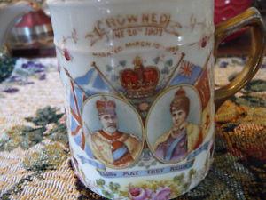 Fine English Coronation Mug For Edward 7th 