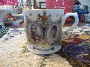 Fine English Porcelain Coronation Mug For George 5th 