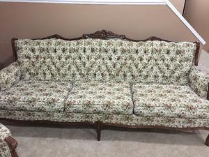 French Provincial Sofa and Chair