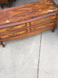 French provincial cedar lined trunk