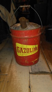 GAZLINE 5gallon imperial gas jug  bucks OBO.