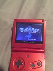 Game boy advance SP (Red)