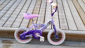 Girls 10" disney princess bike