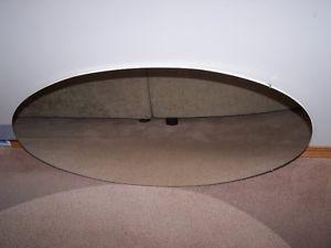 HEAVY DUTY LONG OVAL MIRROR with BRACKET.NICE ACCENT!