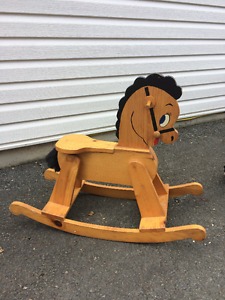 Hand crafted rocking horse