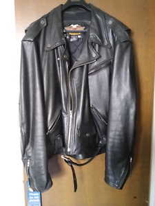 Harley Davidson leather jacket size 5XL