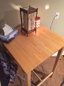 Ikea bar height table and two chairs