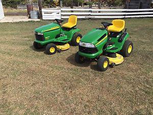John Deere lawn tractors
