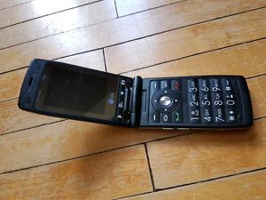 LG 280 Wine Flip Phone