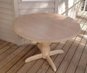 Large round dining table