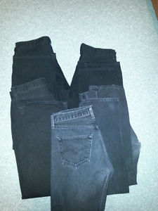 Levis Black 501 Jeans
