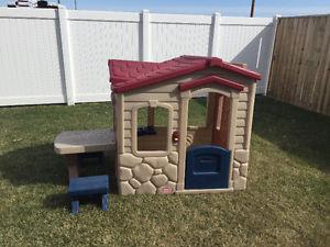 Little tikes picnic playhouse AND brand new BBQ set in box