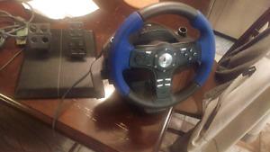 Logitech steering wheel for Sony PS