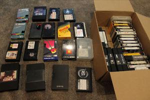Lot of 40 Vintage Beta Video Pre Recorded Tapes and Movies