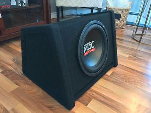 MTX Terminator 12" Subwoofer with amp and enclosure