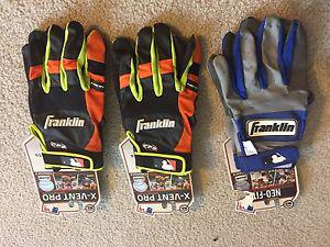 Men's XL Franklin Batters Gloves