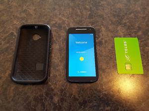 Motorola Moto E, Hard Case, New SIM Card