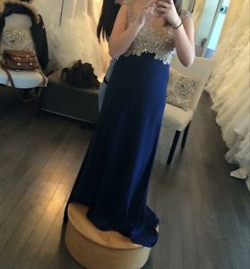 Navy blue prom dress for sale