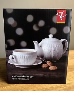 New Cable Knit Tea Set