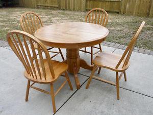 Oak Table and Chairs