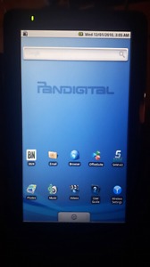 Pandigital tablet 9 inch screen