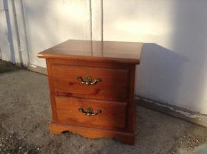 Pine night stand