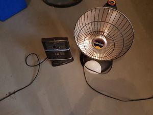 Portable heaters and heat dish