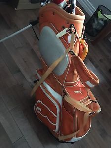 Puma light golf carry bag - Orange/ White