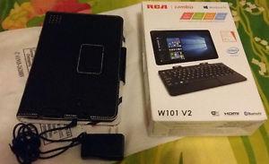 RCA 10" Touchscreen Tablet 32GB with Keyboard - Black