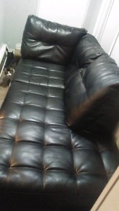Real leather colosea loft style sofa"big"