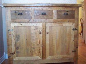 Reclaimed Harvest Tables and Cabinets