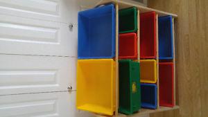 Removable Bins Shelving