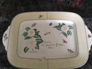 Sarah's Garden Platter - Signed