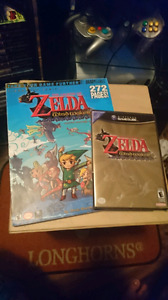 Selling original Legend of Zelda Wind Waker plus guide
