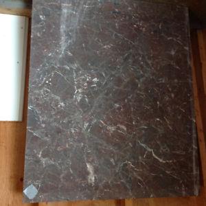 Sheets of marble