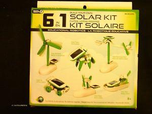 Solar toys- 6 in one kit