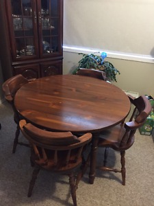 Solid Wood Dining Table - Great for a Cabin!