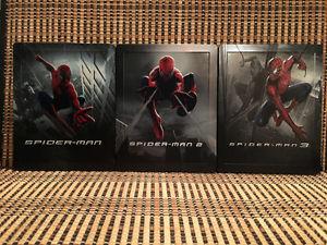 Spider-Man Trilogy: Steelbooks (3-Disc Blu-ray)Sam