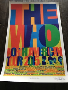 The Who -  North American Tour VIP Lithograph