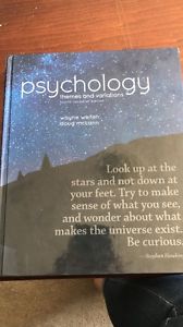 Themes and variations psychology textbook