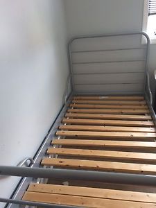 Twin bed frame and matress